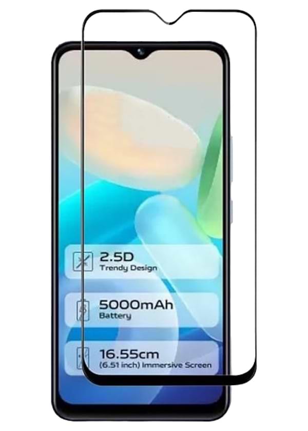 Фото - Защитное стекло для смартфона BeCover for Vivo Y02/Y02A Black (709275)