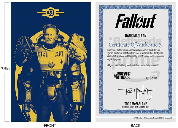 Фото - Коллекционная фигурка McFarlane Toys Fallout Hank Maclean - S2 - Red Platinum Edition 15 см (14134)