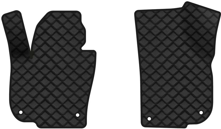 Коврики из экокожи в салон авто передние EVAtech для Superb (B6) Skoda 2008-2015 2 поколение Sedan EU (SK3221A2AV4BBB)