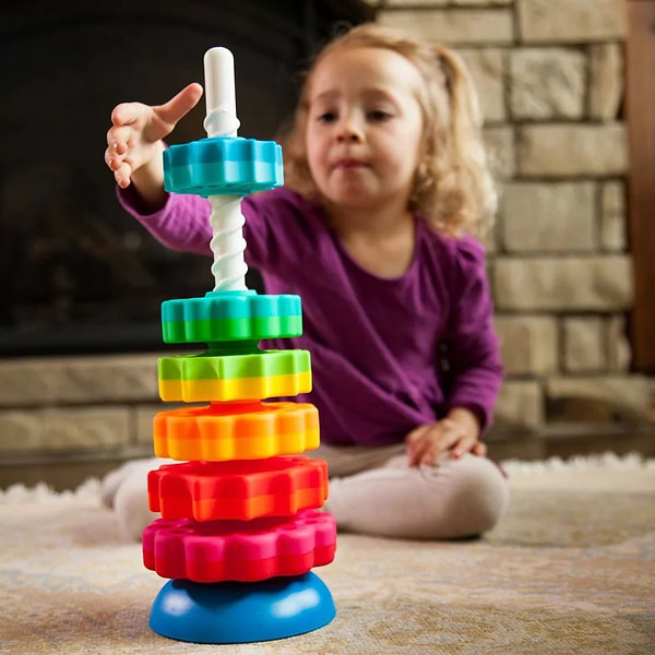 Фото - Пірамідка Fat Brain Toys SpinAgain (F110ML)