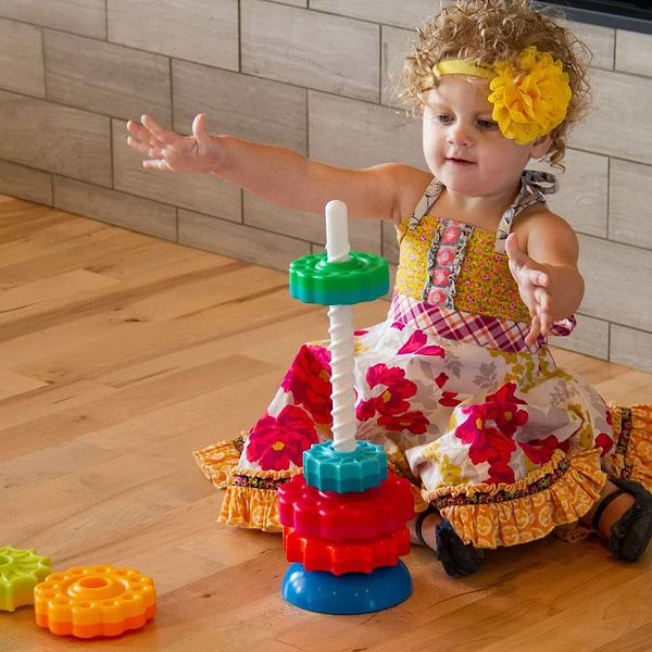 Фото - Пірамідка Fat Brain Toys SpinAgain (F110ML)