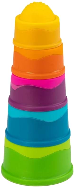 Фото - Пірамідка Fat Brain Toys dimpl stack Чашки (F293ML) Фото - Пірамідка Fat Brain Toys dimpl stack Чашки (F293ML)