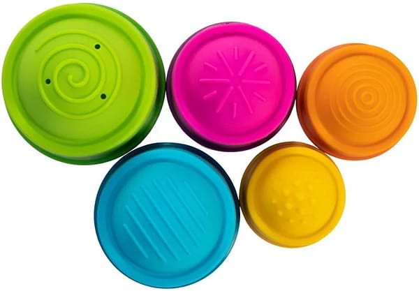 Фото - Пірамідка Fat Brain Toys dimpl stack Чашки (F293ML)