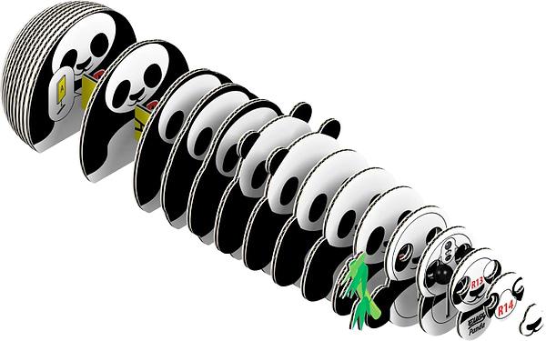 Фото - 3D пазлы EUGY Зоопарк: Панда (XEG-013)