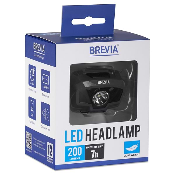 Фото - Фонарь налобный Brevia 200Lm (14200FAX1)