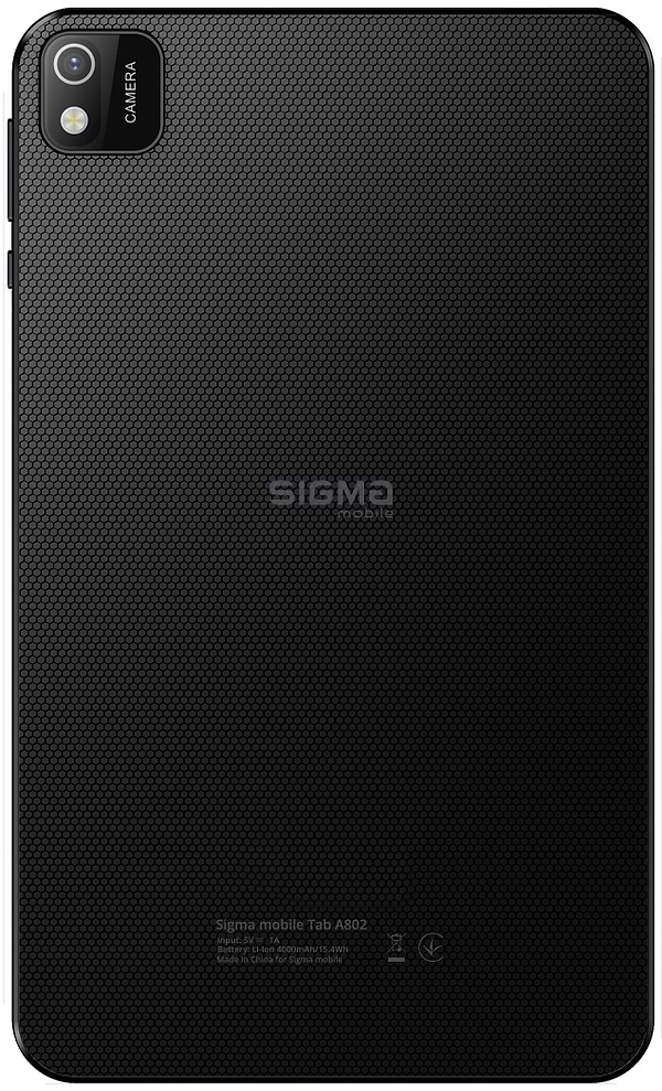 Фото - Планшет Sigma mobile Tab A802 4G Black (4827798766712)