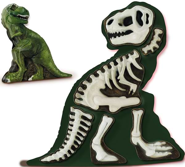 Фото - Лепка из гипса Ses Creative Ти-Рекс со скелетом (14206S)
