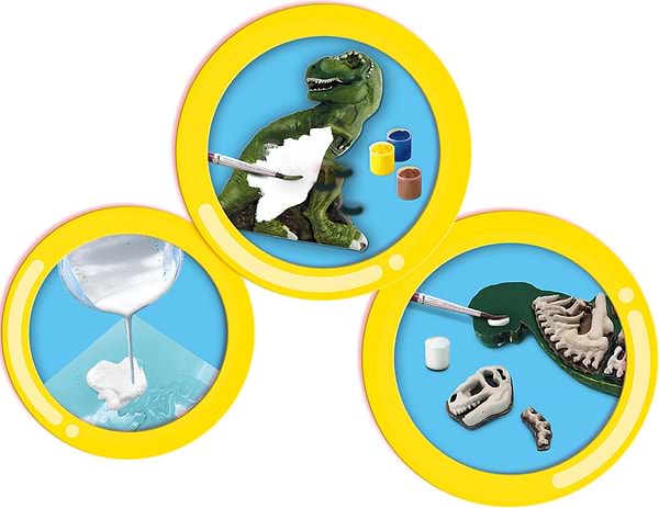 Фото - Лепка из гипса Ses Creative Ти-Рекс со скелетом (14206S)