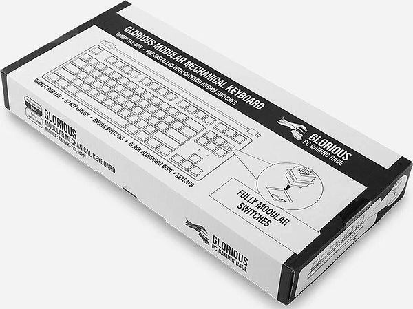 Фото - Клавіатура дротова Glorious GMMK TKL White (GLO-GMMK-TKL-BRN-W)