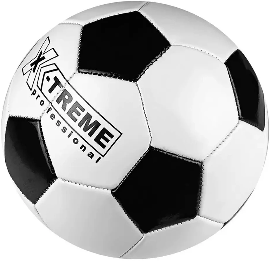 Футбольный мяч X-Treme XT №5 шт. кожа. бел. черный. (XTSBSH-5BKW)