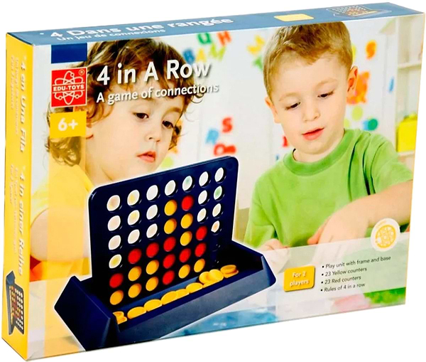 Фото - Настольная игра (5-7 лет) Edu-Toys Четыре в ряд (GM004) Фото - Настольная игра (5-7 лет) Edu-Toys Четыре в ряд (GM004)
