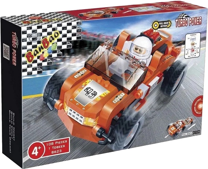 Пластиковий конструктор Banbao "Потужна сила" (108 елм.) Яструб (8623)