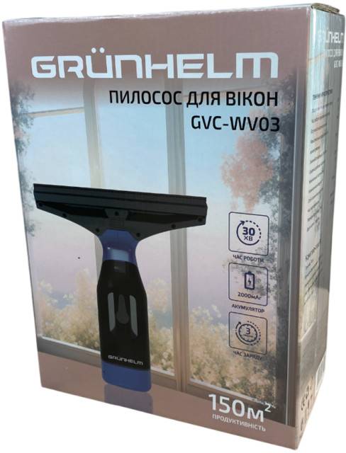 Фото - Пилосос віконний Grunhelm GVC-WV03