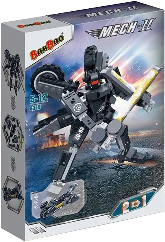 Фото - Пластиковий конструктор Banbao "Mech 2" Блейд (255 елм.) (6319)