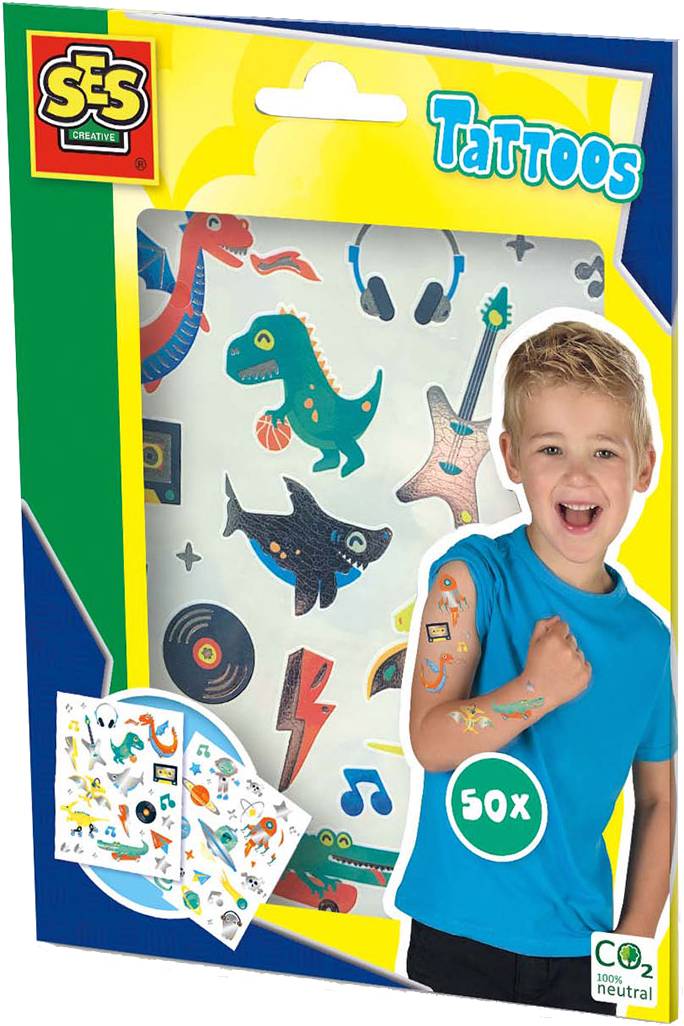 Тату Ses Creative МЕТАЛЛИК (50 наклеек) (14281S)