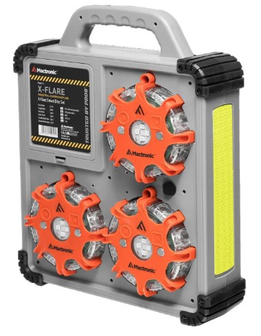 Фото - Фонарь аккумуляторный Mactronic X-Flare 30 Lm Red/Blue/Amber Recharg 12/220V (PSD0112)