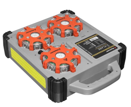 Фото - Фонарь аккумуляторный Mactronic X-Flare 30 Lm Red/Blue/Amber Recharg 12/220V (PSD0112)