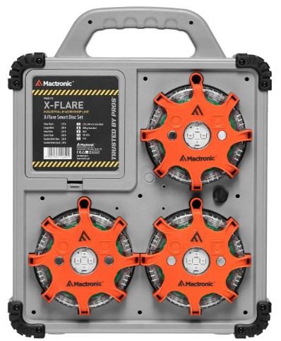 Фото - Фонарь аккумуляторный Mactronic X-Flare 30 Lm Red/Blue/Amber Recharg 12/220V (PSD0112)