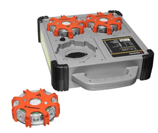 Фото - Фонарь аккумуляторный Mactronic X-Flare 30 Lm Red/Blue/Amber Recharg 12/220V (PSD0112)