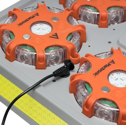 Фото - Фонарь аккумуляторный Mactronic X-Flare 30 Lm Red/Blue/Amber Recharg 12/220V (PSD0112)