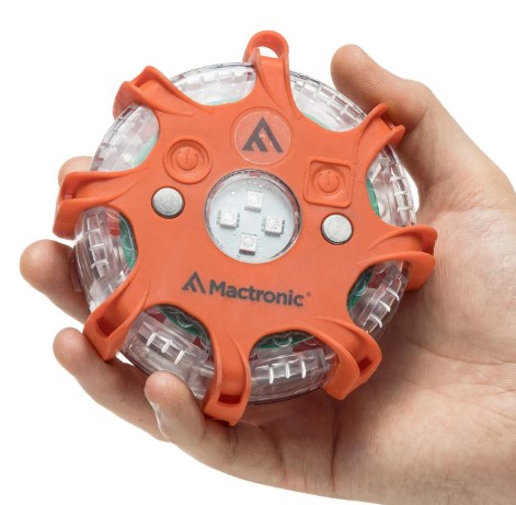 Фото - Фонарь аккумуляторный Mactronic X-Flare 30 Lm Red/Blue/Amber Recharg 12/220V (PSD0112)