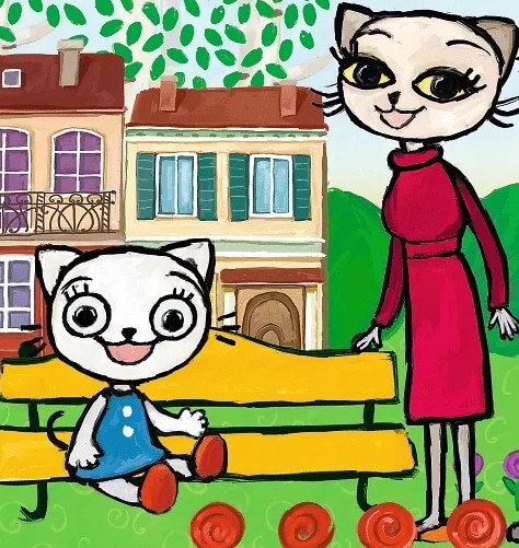 Фото - Пазли (3-4 роки) Trefl "Веселощі котика" / Кіця мура - (24 елм. MАХІ)(14316)