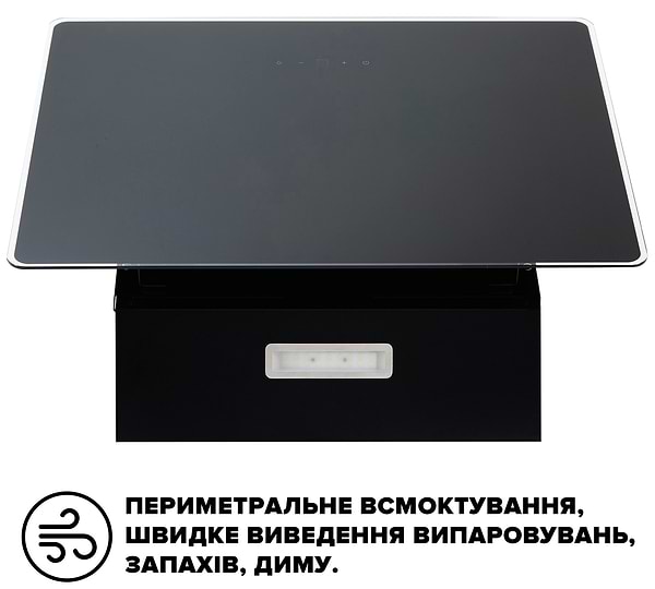 Фото - Уценка - Вытяжка декоративная Interline Flow BL A/60/GL/M