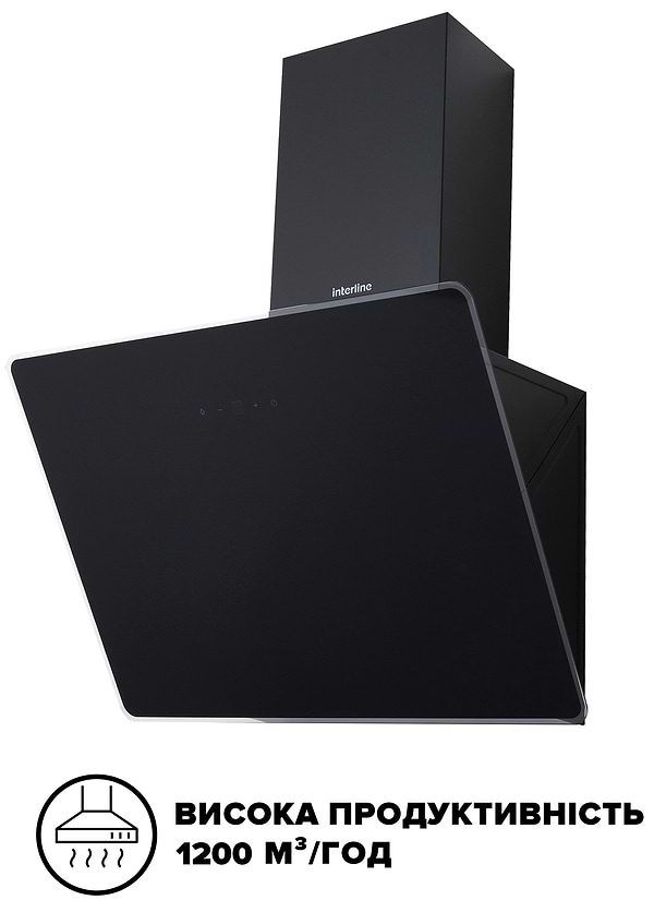 Фото - Уценка - Вытяжка декоративная Interline Flow BL A/60/GL/M