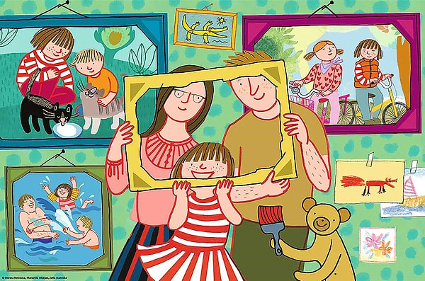 Фото - Пазли (3-4 роки) Trefl "День Базі" / Сім'я Базі (24 елм. MАХІ)(14347)