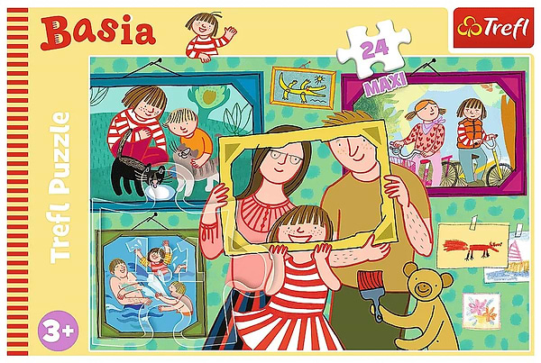 Фото - Пазли (3-4 роки) Trefl "День Базі" / Сім'я Базі (24 елм. MАХІ)(14347)