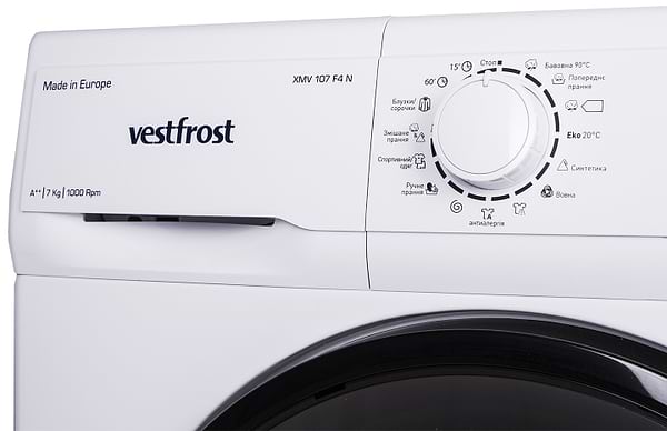 Фото - Пральна машина Vestfrost XMV107F4N