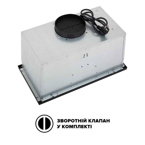 Фото - Вытяжка встраиваемая Interline LINE BL A/60 GL/PB