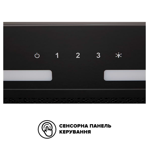 Фото - Витяжка вбудована Interline SWAY BL A/60 GL/S