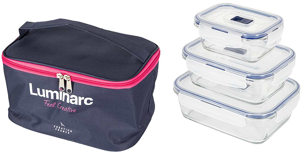 Фото - Набір ємностей для зберігання Luminarc Pure Box Active (P4129)