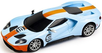 Фото - Колекційна машинка 1:24 Maisto "Ford GT", масштаб 1:24 (81238 blue/orange)