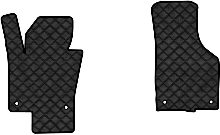 Килимки з екошкіри в салон авто передні EVAtech для Passat (B6) (with armrest) Volkswagen 2005-2010 6 покоління Combi EU VW31276AY2TL4BBB