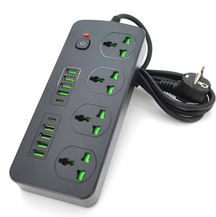 Мережевий фільтр Voltronic Т25 4р+8 USB+2 PD 2m (14412) - Фото 1