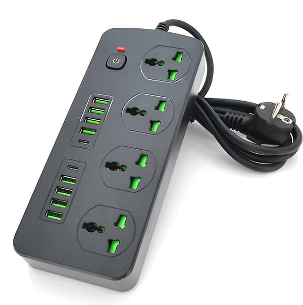 Фото - Сетевой фильтр Voltronic Т25 4р+8 USB+2 PD 2m (14412)