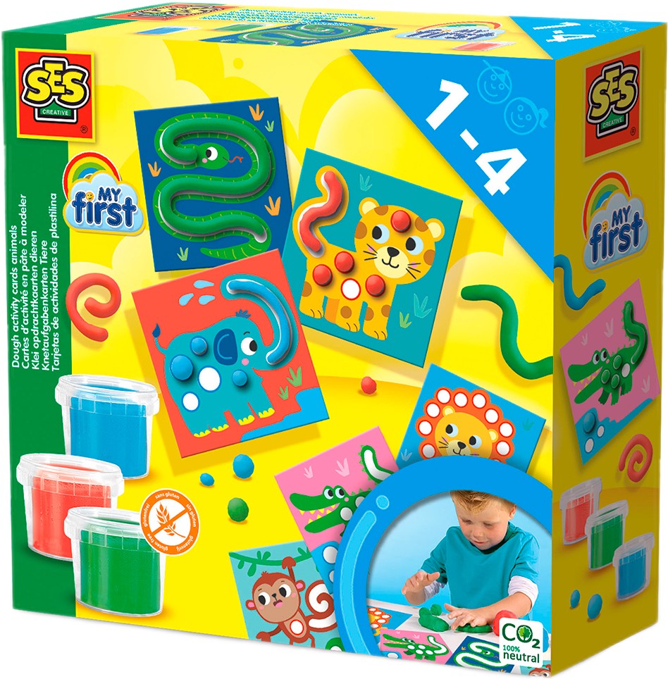 Маса для ліплення Ses Creative серії My first – Кумедні тварини (14435S)