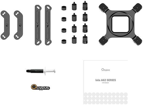 Фото - Процессорный кулер OCYPUS IOTA A62 WH (IOTA-A62-WH2NNWD00X-GL)