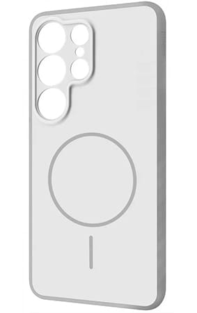 Чохол для смартфону Proove Softline Case with Magnetic Ring Samsung Galaxy S25 Ultra silver (PCLCSGSU2529)