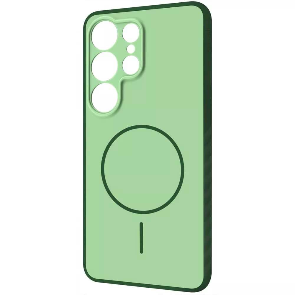 Чохол для смартфону Proove Softline Case with Magnetic Ring Samsung Galaxy S25 Ultra green (PCLCSGSU256)