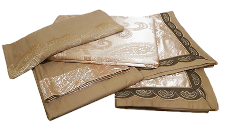 Фото - Комплект постільної білизни Word of Dream 404 Жаккард 2х150х215 Коричневий (14466)