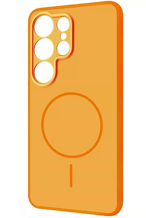 Чохол для смартфону Proove Softline Case with Magnetic Ring Samsung Galaxy S25 FE orange (PCLCSGSF2510)