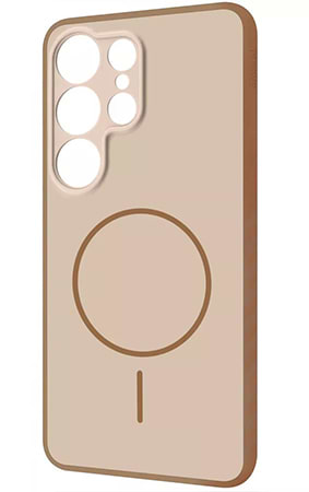Чохол для смартфону Proove Softline Case with Magnetic Ring Samsung Galaxy S25 FE beige (PCLCSGSF2581)