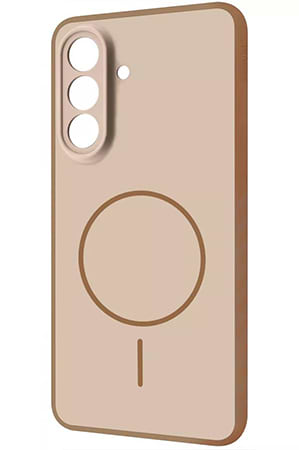 Чохол для смартфону Proove Softline Case with Magnetic Ring Samsung Galaxy S24 FE beige (PCLCSGSF2481)