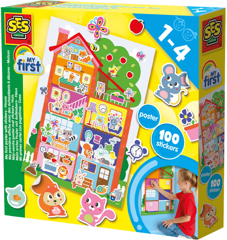 Набір для паперової творчості Ses Creative My first – ЗАТИШНИЙ ДІМ (14476S)