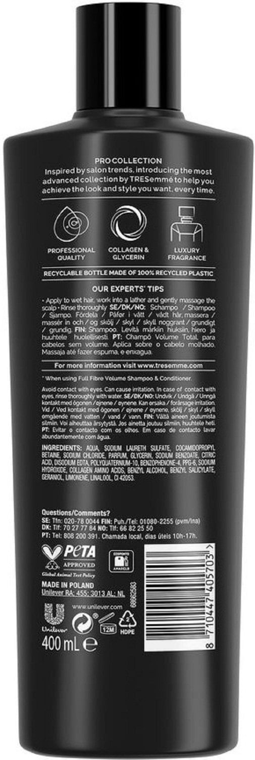 Фото - Шампунь жіночий TRESEMME для об'єму COLLAGEN+FULLNESS 400мл