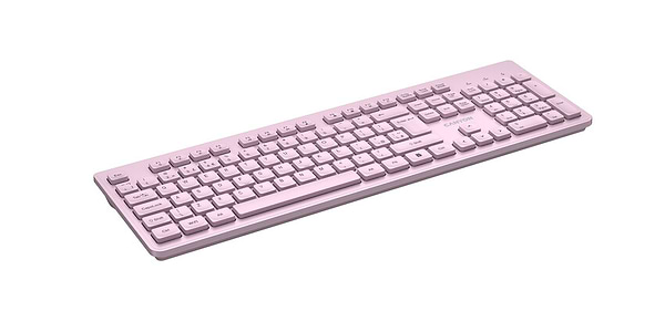 Фото - Клавіатура бездротова Canyon HKB-W01 Wireless Silent EN/UA Pink (CNS-HKBW01P)