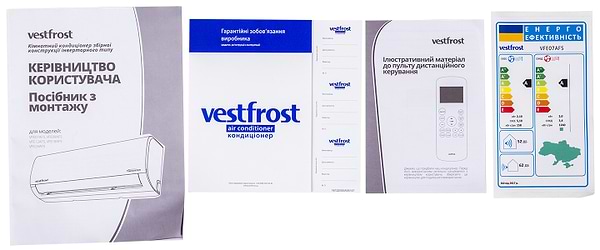 Фото - Кондиционер сплит Vestfrost VFE07AF5 inverter (Wi-Fi опция)
